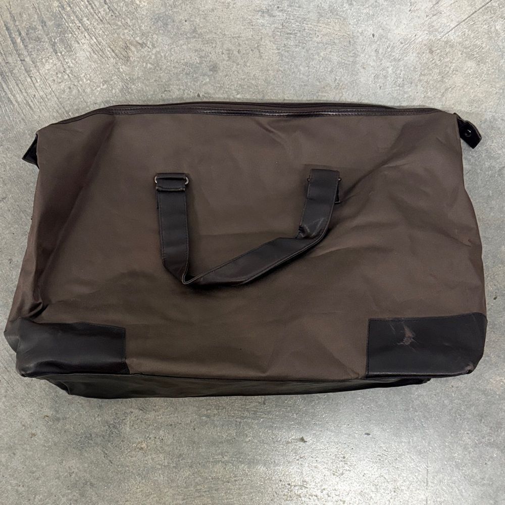 Yves Saint Laurent Brown and Black Travel Duffel Bag